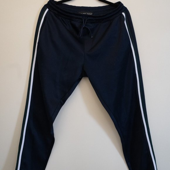 Zara Striped Track Pants - Picture 1 of 2